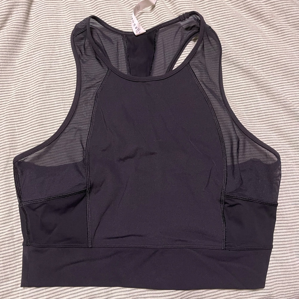 Lululemon Athletica Black Mesh Sports Bra